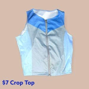 Zip Crop Top